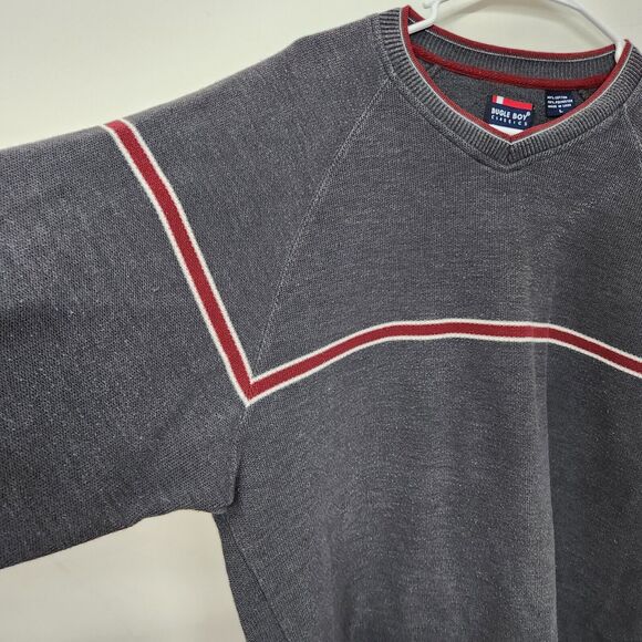 Bugle Boy Classics Long Sleeve V Neck Sweater Men's Large 1319 - Picture 5 of 12